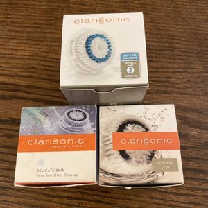Mixed Lot 3 Clarisonic Revitalizing Cleanse Brush Head Replacement Rare Smart
